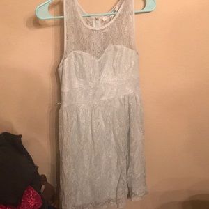 Mint lace dress
